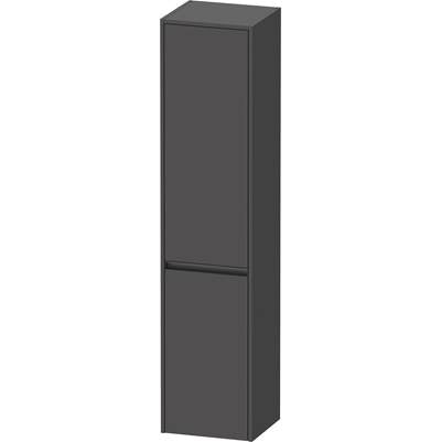 Duravit K21329R49490000 - Duravit Ketho.2 15 3/4" X 69 1/4" Wall Mount Linen Cabinet In Matte Graphite