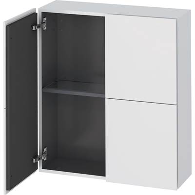 Duravit LC116701818 - Duravit L-Cube 27 1/2" X 31 1/2" Wall Mount Linen Cabinet In Matte White