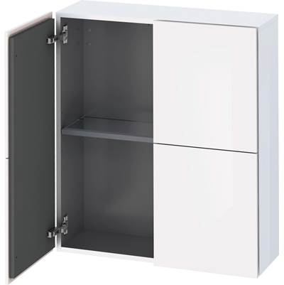 Duravit LC116702222 - Duravit L-Cube 27 1/2" X 31 1/2" Wall Mount Linen Cabinet In High Gloss White