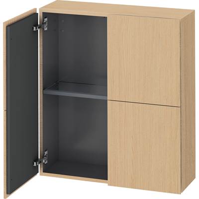 Duravit LC116703030 - Duravit L-Cube 27 1/2" X 31 1/2" Wall Mount Linen Cabinet In Natural Oak