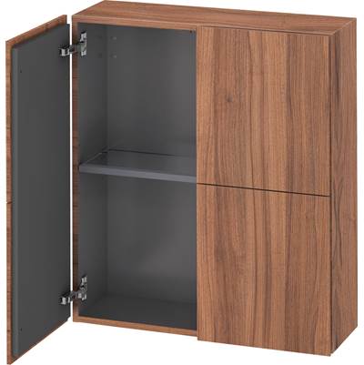 Duravit LC116707979 - Duravit L-Cube 27 1/2" X 31 1/2" Wall Mount Linen Cabinet In Natural Walnut