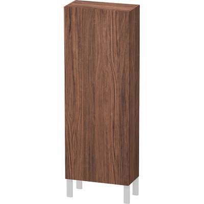 Duravit LC1169L2121 - Duravit L-Cube 19 5/8" X 52" Wall Mount Linen Cabinet In Dark Walnut