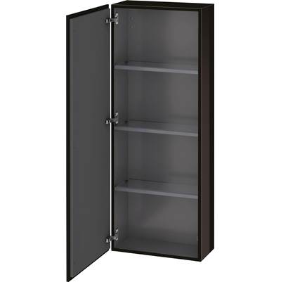 Duravit LC1169L4040 - Duravit L-Cube 19 5/8" X 52" Wall Mount Linen Cabinet In High Gloss Black