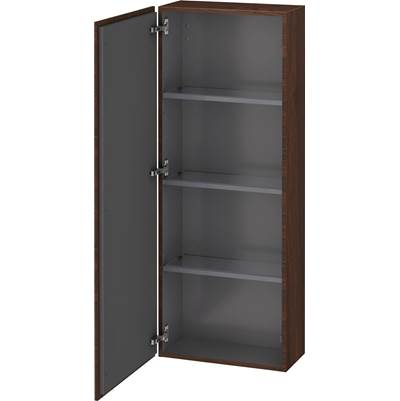 Duravit LC1169L6969 - Duravit L-Cube 19 5/8" X 52" Wall Mount Linen Cabinet In Brushed Walnut