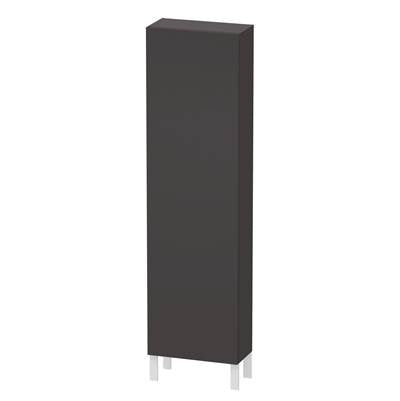 Duravit LC1171L8080 - Duravit L-Cube 19 5/8" X 69 1/4" Wall Mount Linen Cabinet In Super Matte Graphite