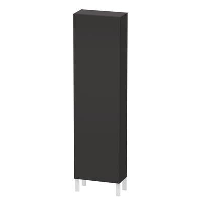 Duravit LC1171R8080 - Duravit L-Cube 19 5/8" X 69 1/4" Wall Mount Linen Cabinet In Super Matte Graphite