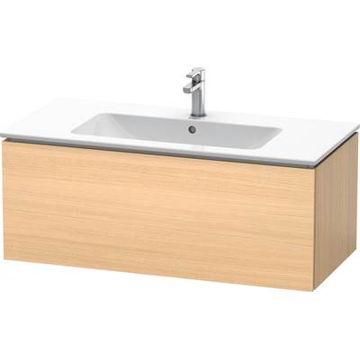Duravit LC614207171 - Duravit L-Cube 40 1/8" Wall Mount One Drawer Single Vanity Cabinet In Mediterranean Oak, Sink Sold Separately