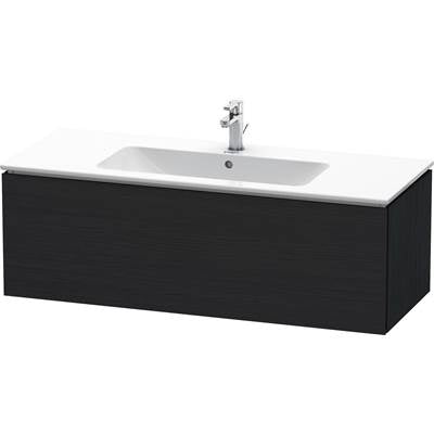 Duravit LC614301616 - Duravit L-Cube 48" Wall Mount One Drawer Single Vanity Cabinet In Black Oak, Sink Sold Separately