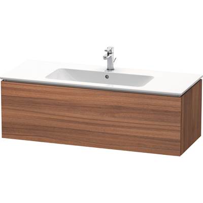 Duravit LC614307979 - Duravit L-Cube 48" Wall Mount One Drawer Single Vanity Cabinet In Natural Walnut, Sink Sold Separately