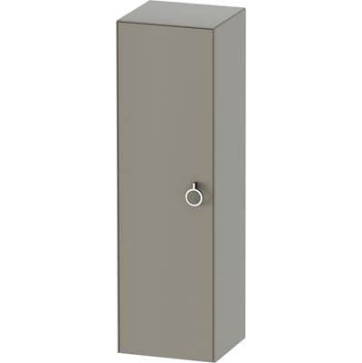 Duravit WT1333L9292 - Duravit White Tulip 15 3/4" X 52" Wall Mount Linen Cabinet In Satin Matte Stone Gray
