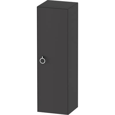 Duravit WT1333R5858 - Duravit White Tulip 15 3/4" X 52" Wall Mount Linen Cabinet In Satin Matte Graphite