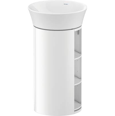 Duravit WT423908585 - Duravit White Tulip 16 1/8" Wall Mount Single Vanity Cabinet In High Gloss White, Sink Sold Separately