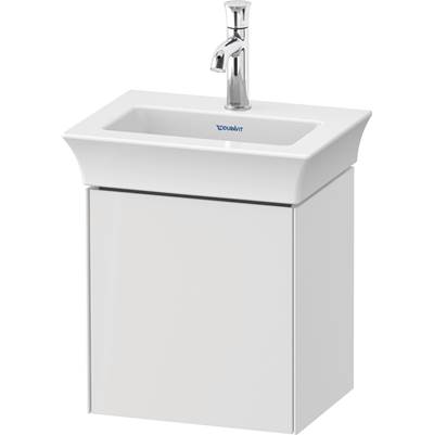 Duravit WT4240R8585 - Duravit White Tulip 15 1/8" Wall Mount One Door Single Vanity Cabinet In High Gloss White, Sink Sold Separately