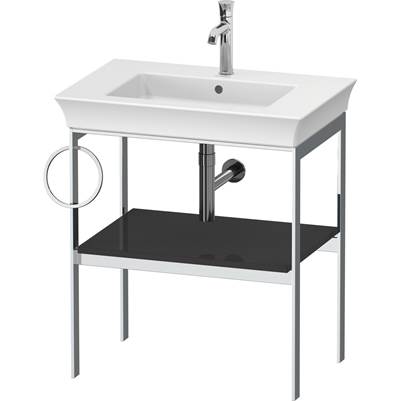 Duravit WT4543LH1H1 - Duravit White Tulip 26 7/8" X 17 3/4" Console In High Gloss Graphite