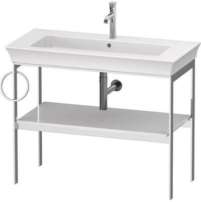 Duravit WT4544L8585 - Duravit White Tulip 38 3/4" X 17 3/4" Console In High Gloss White