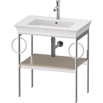 Duravit WT4546B6060 - Duravit White Tulip 26 7/8" X 17 3/4" Console In Satin Matte Taupe