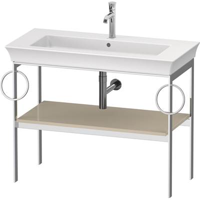 Duravit WT4547BH3H3 - Duravit White Tulip 38 3/4" X 17 3/4" Console In High Gloss Taupe