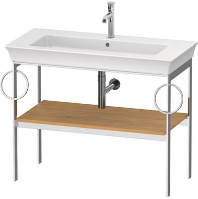 Duravit WT4547BH5H5 - Duravit White Tulip 38 3/4" X 17 3/4" Console In Natural Oak