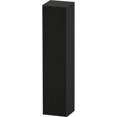 Duravit ZE1352L63800000 - Duravit Zencha 15 3/4" X 69 1/4" Wall Mount Linen Cabinet In Black Line Structure