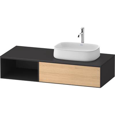 Duravit ZE4819030800000 - Duravit Zencha 51 1/8" Wall Mount One Drawer Single Vanity Cabinet In Natural Oak, Sink Sold Separately