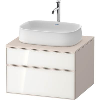 Duravit ZE4820064830000 - Duravit Zencha 25 5/8" Wall Mount Two Drawer Single Vanity Cabinet In White, Sink Sold Separately
