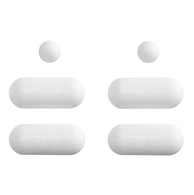 Duravit 1001420000 - Duravit Bumper Set, Toilet Part
