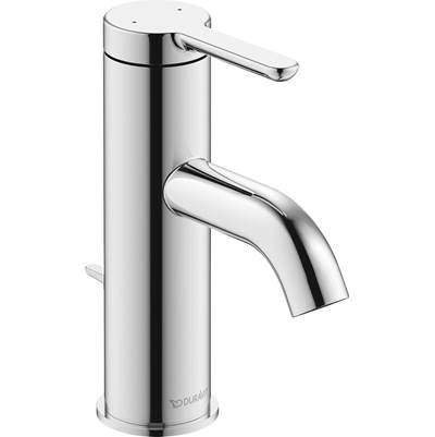 Duravit C11010001U10 - Duravit C.1 6 1/8" Single Hole Bathroom Sink Faucet In Chrome, Drain Included