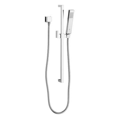 DXV D3570043C.144 - Square Prsl Shwr Set W/ Wall Elbow-Bn