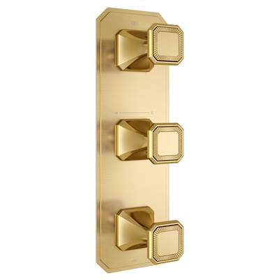 DXV D35170539.427 - Belshire 3 Handle Therm Trim Cushion, Sb