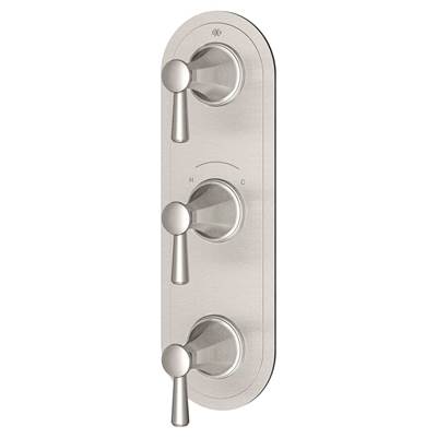 DXV D35160537.144 - Fitzgerald 3-Handle Therm Trim, Bn