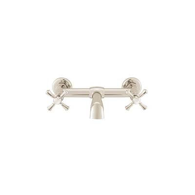 DXV D35155470.150 - Oak Hill Wm Faucet With Cross Handle,Pn