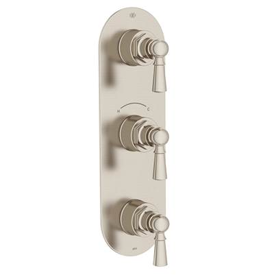 DXV D35155537.144 - Oak Hill 3-Handle Therm Lever Hndle, Bn