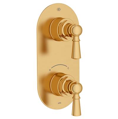 DXV D35155527.427 - Oak Hill 2-Handle Therm Lever Hndle, Sb