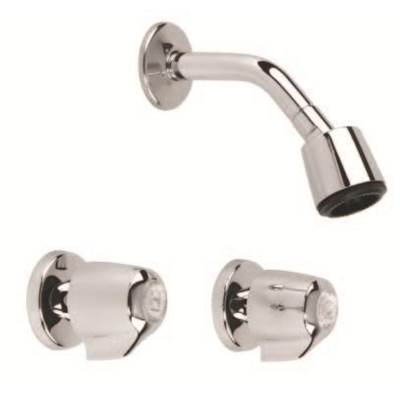Gerber Plumbing G004822083 - Gerber Classics Two Handle Sliding Sleeve Threaded Escutcheon Shower Only Fitting With Ips/Sweat Connections 1.75Gpm Chrome