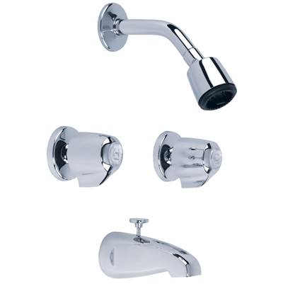Gerber Plumbing G004652083 - Gerber Classics 6 Inch Centers Two Handle Tub & Shower Fitting 1.75Gpm Chrome