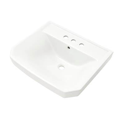 Gerber Plumbing G0013565 - Viper Standard Ped Top 24''X20'' 4''Cc White