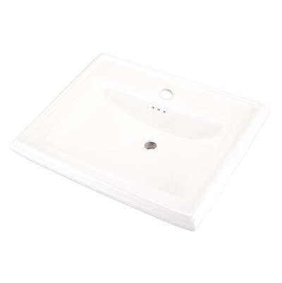 Gerber Plumbing G0012582 - Logan Square Standard Ped Lav 27.38''X21.25'' Single Hole White