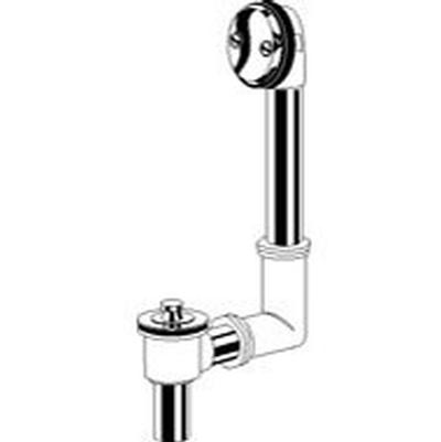 Gerber Plumbing G004185688 - Gerber Classics Lift & Turn 20 Gauge Drain In Shoe For Standard Tub With ''Clean Out Here'' Faceplate Chrome
