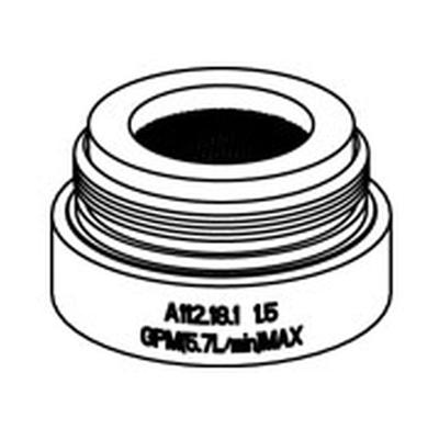 Gerber Plumbing G0091573 - Aerator Kit 1.5Gpm Aerated Standard Male Vandal Proof Chrome