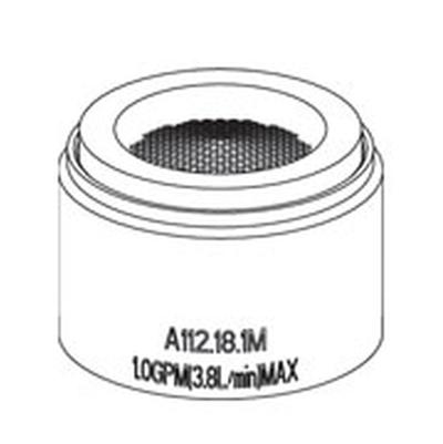 Gerber Plumbing G0091584 - Aerator Kit 1.0Gpm Spray Junior Male Chrome