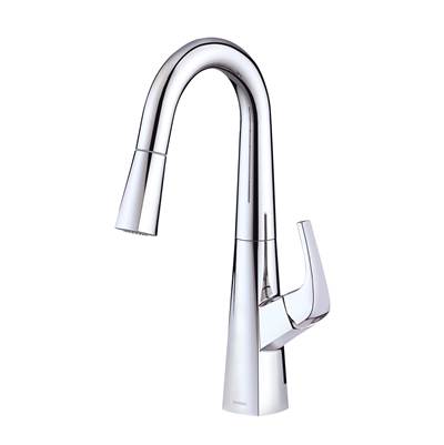 Gerber Plumbing D150518 - Vaughn 1H Pull-Down Prep Faucet 1.75Gpm Chrome