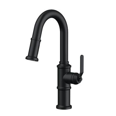 Gerber Plumbing D150537BS - Kinzie 1H Pull-Down Prep Faucet 1.75Gpm Satin Black