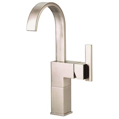 Gerber Plumbing D201144BN - Sirius 1H Vessel Filler Single Hole Mount W/ Metal Grid Strainer 1.2Gpm Brushed Nickel