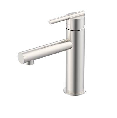 Gerber Plumbing D224458BN - Parma 1H Lavatory Faucet Straight Spout W/ Metal Touch Down Drain 1.2Gpm Brushed Nickel