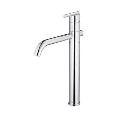 Gerber Plumbing D225158 - Parma 1H Vessel Filler Single Hole Mount W/ Metal Grid Strainer 1.2Gpm Chrome