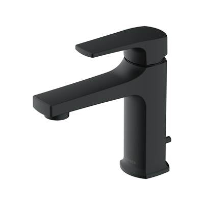 Gerber Plumbing D225070BS - Tribune 1H Lavatory Faucet Single Hole Mount W/ 50/50 Pop-Up Drain 1.2Gpm Satin Black
