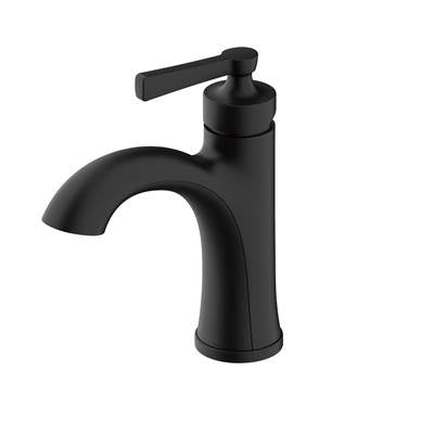 Gerber Plumbing D225079BS - Northerly 1H Lavatory Faucet Single Hole Mount W/ 50/50 Touch Down Drain 1.2Gpm Satin Black