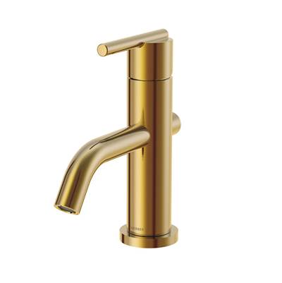 Gerber Plumbing D236158BB - Parma 1H Lavatory Faucet W/ Metal Touch Down Drain & Optional Deck Plate Included 1.2Gpm Brushed Bronze