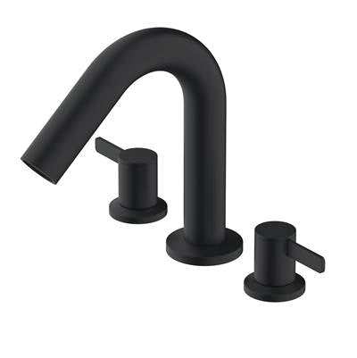 Gerber Plumbing D300930BST - Amalfi 2H Roman Tub Trim Kit W/Out Spray Satin Black