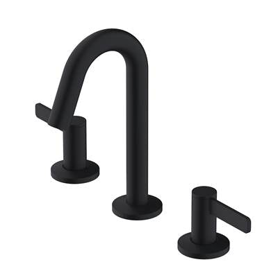 Gerber Plumbing D303130BS - Amalfi Trim Line 2H Widespread Lavatory Faucet W/ Metal Touch Down Drain 1.2Gpm Satin Black